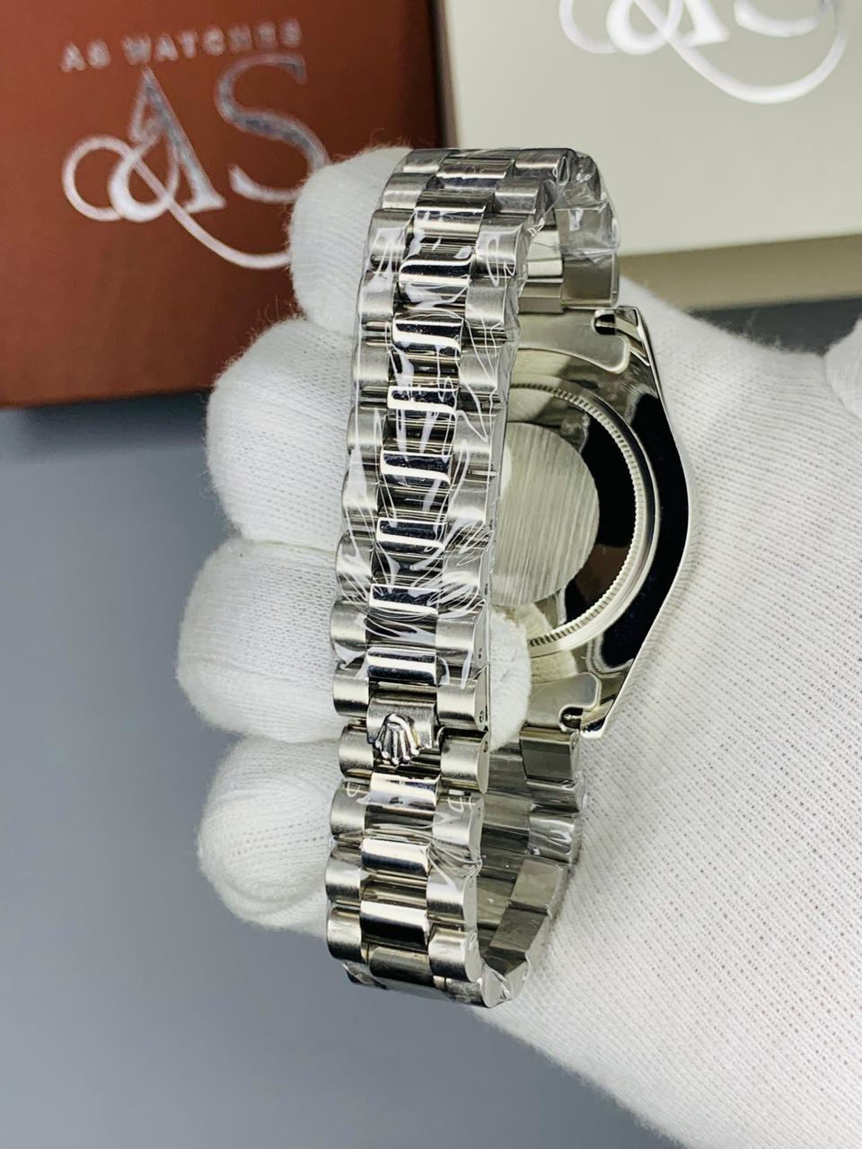 Ring Case Silver Blue