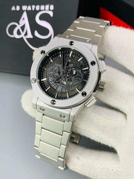 HB SKL Chain Silver Black