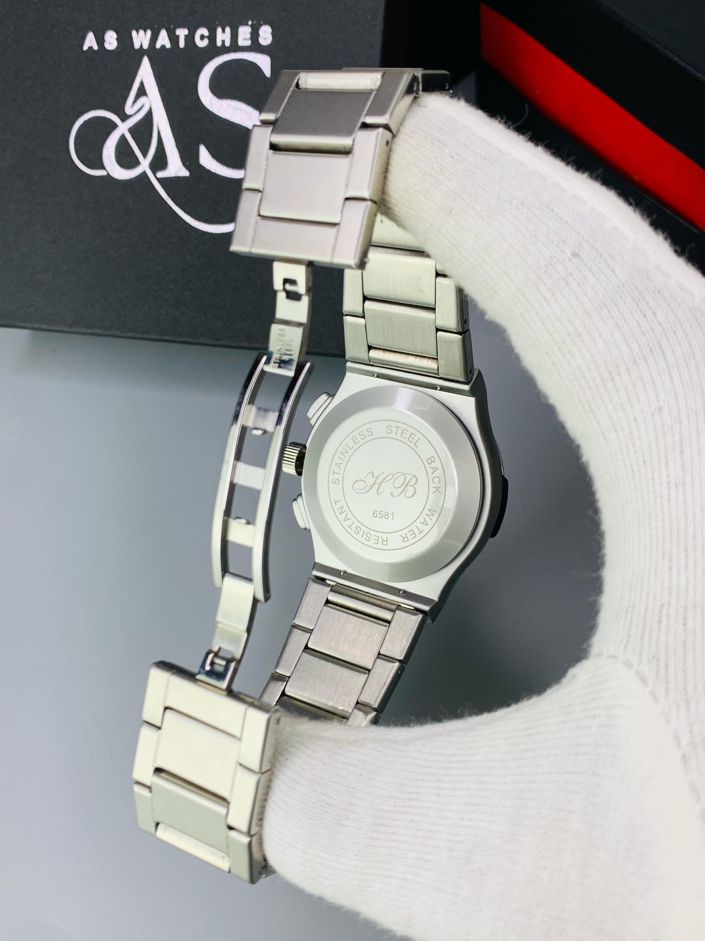 HB SKL Chain Silver Black
