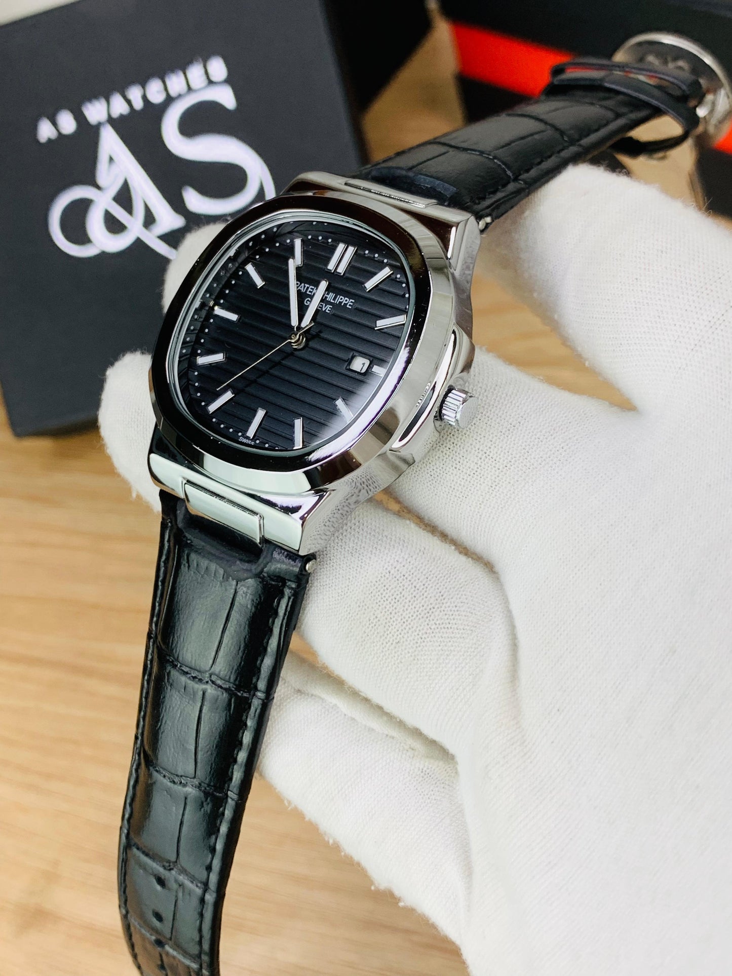 PP Leather Strap (Black)