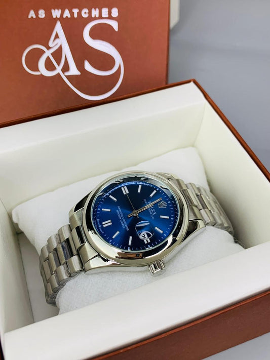 Ring Case Silver Blue