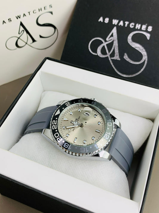 High Quality Straps Watch With Date Adjust | Grey