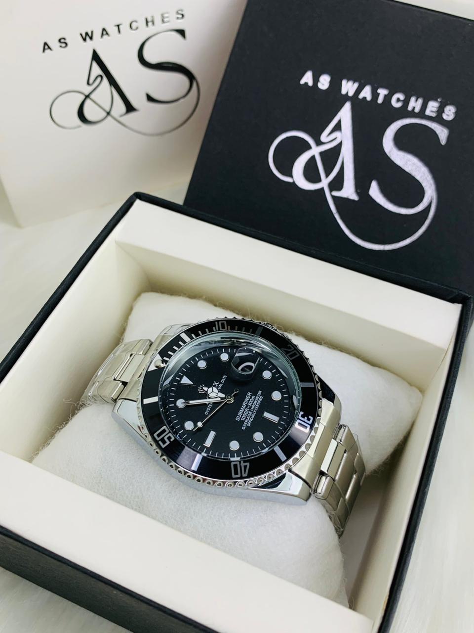 New Branded Submarina Silver Black