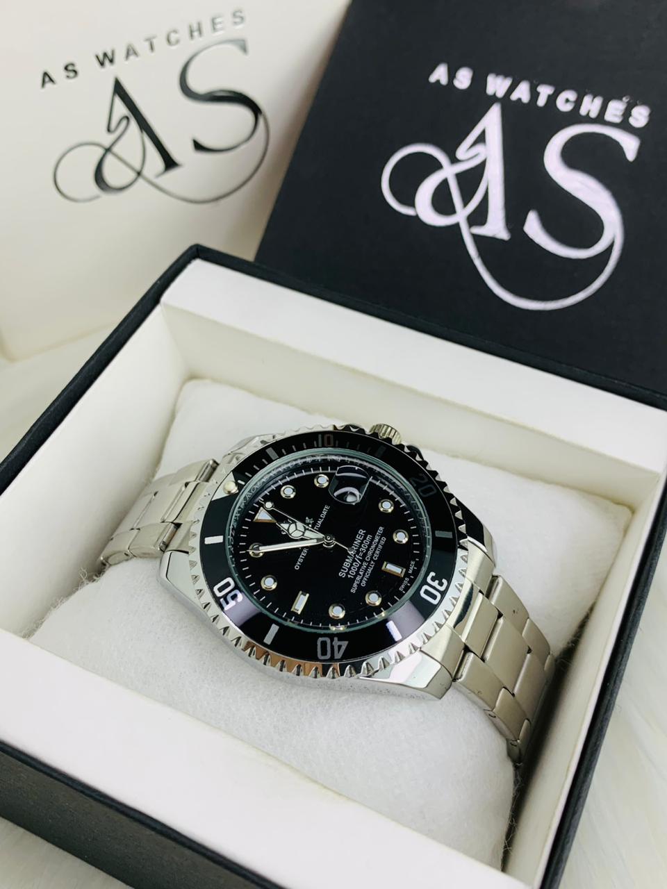 New Branded Submarina Silver Black